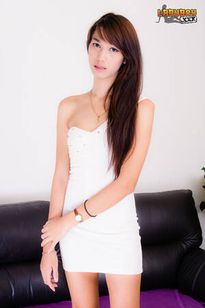 fair skinned shemale - Pim is a true Bangkok ladyboy, tall, fair skin, beautiful body with long leg