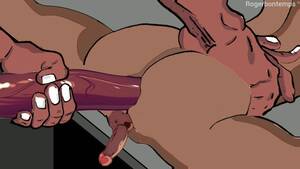 cartoon big cock anal - Monster Cock Anal Sex Young Ebony Secretary Huge Creampie Cartoon Porn  Animation - Pornhub.com